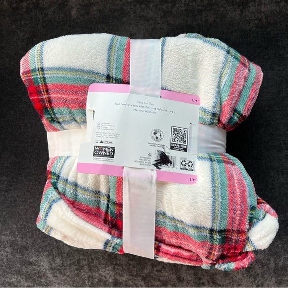 NWT Member's Mark Adult Plush Robe Size S/M - Picture 9 of 9